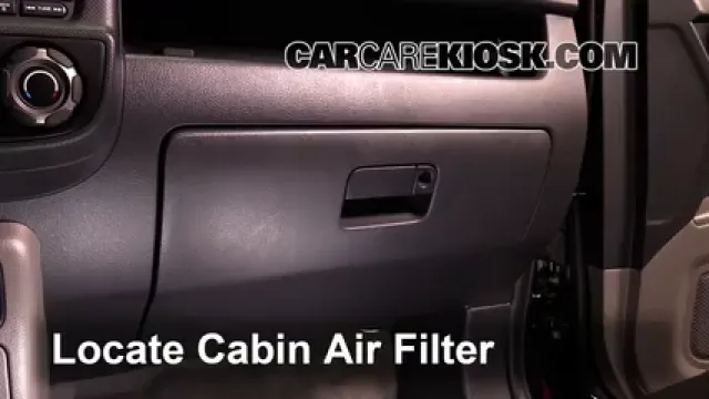 2013 Honda Ridgeline RTL 3.5L V6 Filtro de aire (interior) Cambio